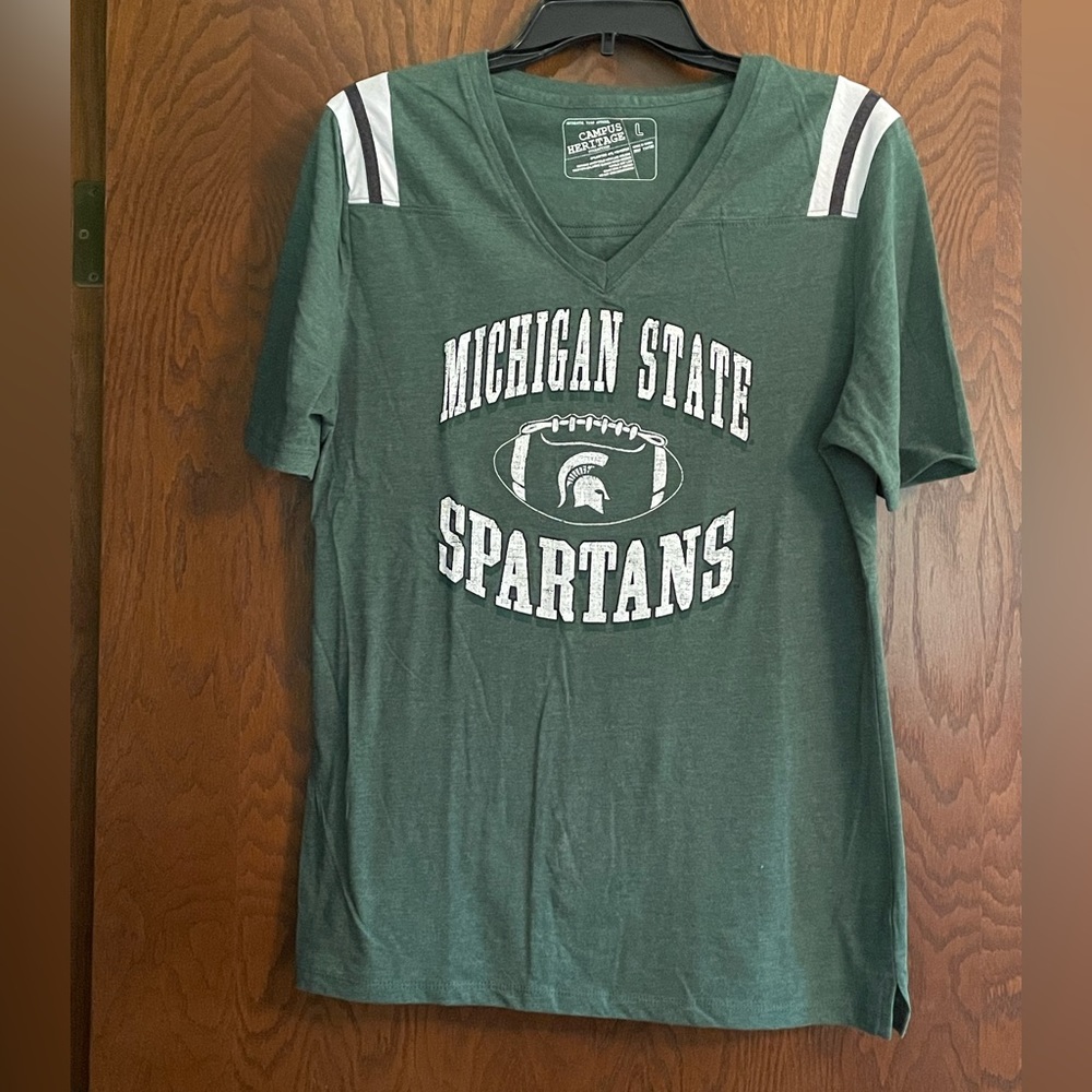 Campus Heritage Michigan State Football T-Shirt